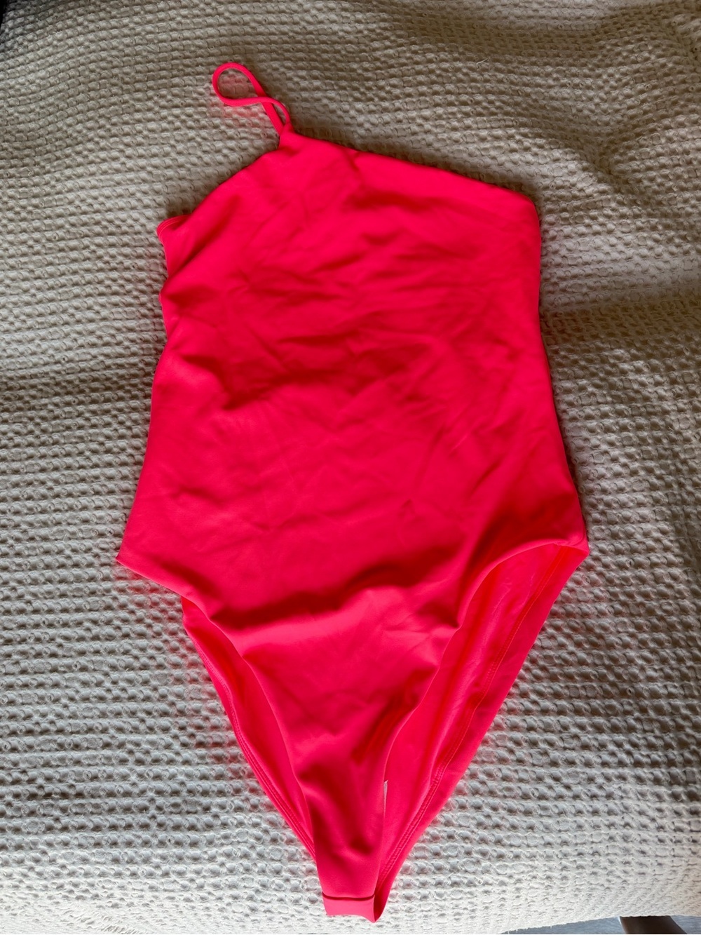 ALO Yoga Neon Pink One-Piece Swimsuit
